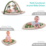 Moon Forest Theme Baby PlayMat with 7 Detachable Toys -Beige
