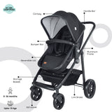 Moon Tres 3 in 1 Travel System - Black