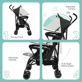 Moon Safari Stroller Character - Panda