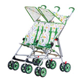 Moon Jet Plus Twin Buggy Travel Stroller - Green