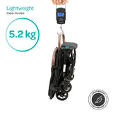 Moon Ritzi-Lite Baby Cabin Stroller - Black