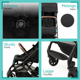 Moon Ritzi-Lite Baby Cabin Stroller - Black