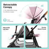 Moon Revo 360 stroller - Pink