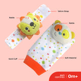 Moon Foot and Wrist Rattle ’??? Set of 4 - Lion