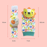 Moon Foot and Wrist Rattle ’??? Set of 4 - Lion