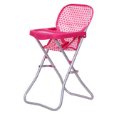Moon Toy Doll Highchair-Pretend To Play - Pink