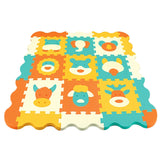 Moon Activity Floor Mat Puzzle Animal World - 9Pcs