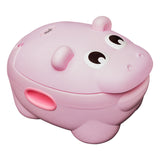 Moon Baby potty Hippo with PU Cushion - Pink