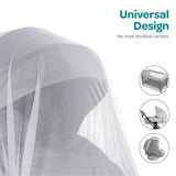 Moon Universal Stroller Mosquito Mesh Net For Stroller - White