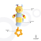 Moon Soft Rattle Toy - Bee