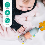 Moon Jungle Friends Soft Rattle Toy - Bear