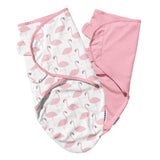 Moon Organic Swaddle - Pink Flamingo