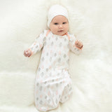 Moon Organic Sleep Gown - Orange and Forest Print (Pack of 2)