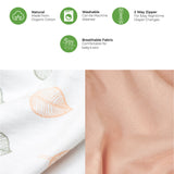 Moon Organic Sleep Gown - Orange and Forest Print (Pack of 2)