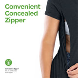 Moon Organic Moms Feeding T-shirt - Dark Grey