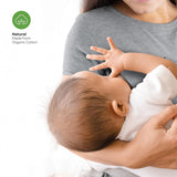 Moon Organic Moms Feeding T-shirt - Light Grey