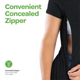 Moon Organic Moms Feeding T-shirt - Pebble Grey