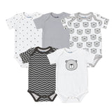 Moon Baby Body Suit Set of 5 - Unisex (6M-9M)