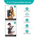 Moon KaryGo 2-in-1 Baby Carrier - Grey