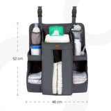 Moon Baby Crib Orgnizer - Dark Grey