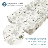 Moon Waterproof Contour Diaper Changing Mat Pad - Elephant
