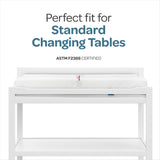 Moon Waterproof Changing Mat - White