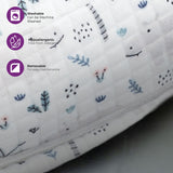 Moon Portable Nursing Breast Feeding Baby Support Pillow With Zippered Cover- Hippo