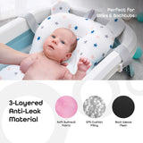 Moon Anti-Slip Baby Bath Pad - Pink