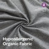 Moon Organic Crescent Maternity Pillow - Light Grey