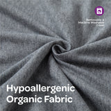 Moon Organic Multi Position Maternity Pillow With Detachable Back Support - Grey