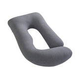 Moon Organic U Shaped Pregnancy Pillow - Grey