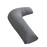 Moon Organic L Shaped Maternity Pillow - Grey