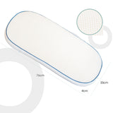 Moon Crib & Pram Mattress Classic Foam Moses Basket Mattress - White