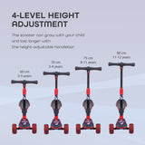 Moon Xplora Baby Scooter With Seat- Red