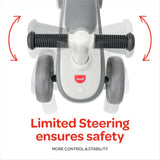 Moon Dasher Ride On Scooter - Grey