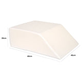 Moon Leg Elevation Pillow - White