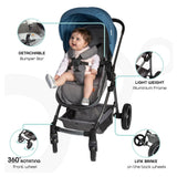 Moon Pro 2 in 1 Stroller - Blue