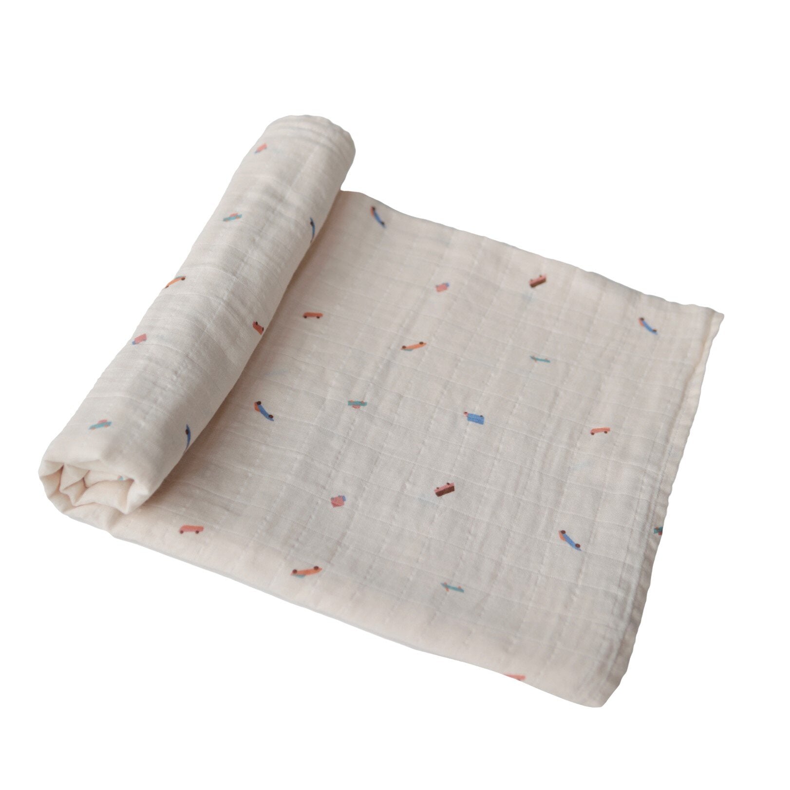 Mushie Swaddle - Cars - Laadlee