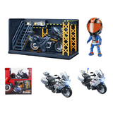 Stem 1:22 Die Cast Repair Station Bike Model (Color May Vary)