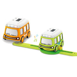 Ming Ying 1:62 Alloy Watch Q Bus Car Interactive Induction With Light Music - Assorted Color
