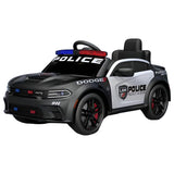 MYTS 12V Police Dodge Kids Rideon Car - Black