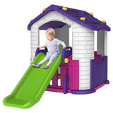 MYTS All-in-1 Indoor Playhouse With Slide Purple
