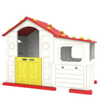 MYTS Indoor Activity Playhouse W/ Play Cabin Red