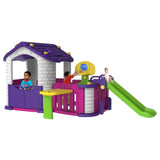 MYTS Playhouse With Playpen, Slide, Table And Chair - Purple