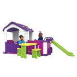 MYTS Playhouse With Playpen, Slide, Table & Chair Purple