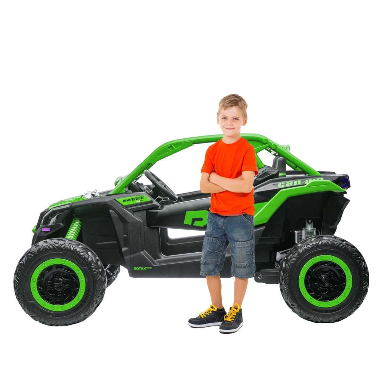 megastar-rideons-24v-licensed-can-am-maverick-utv-buggy-green-1