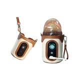 Pikkaboo GoWarm Portable Bottle Warmer - Brown