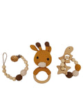 Pikkaboo Handmade Crochet Baby Gift Set - Giraffe