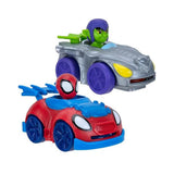 Spidey N Friends Disc Launcher Vehicles Spidey V/S Goblin - Pack of 2