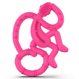 Matchstick Monkey Mini Monkey Teether - Pink